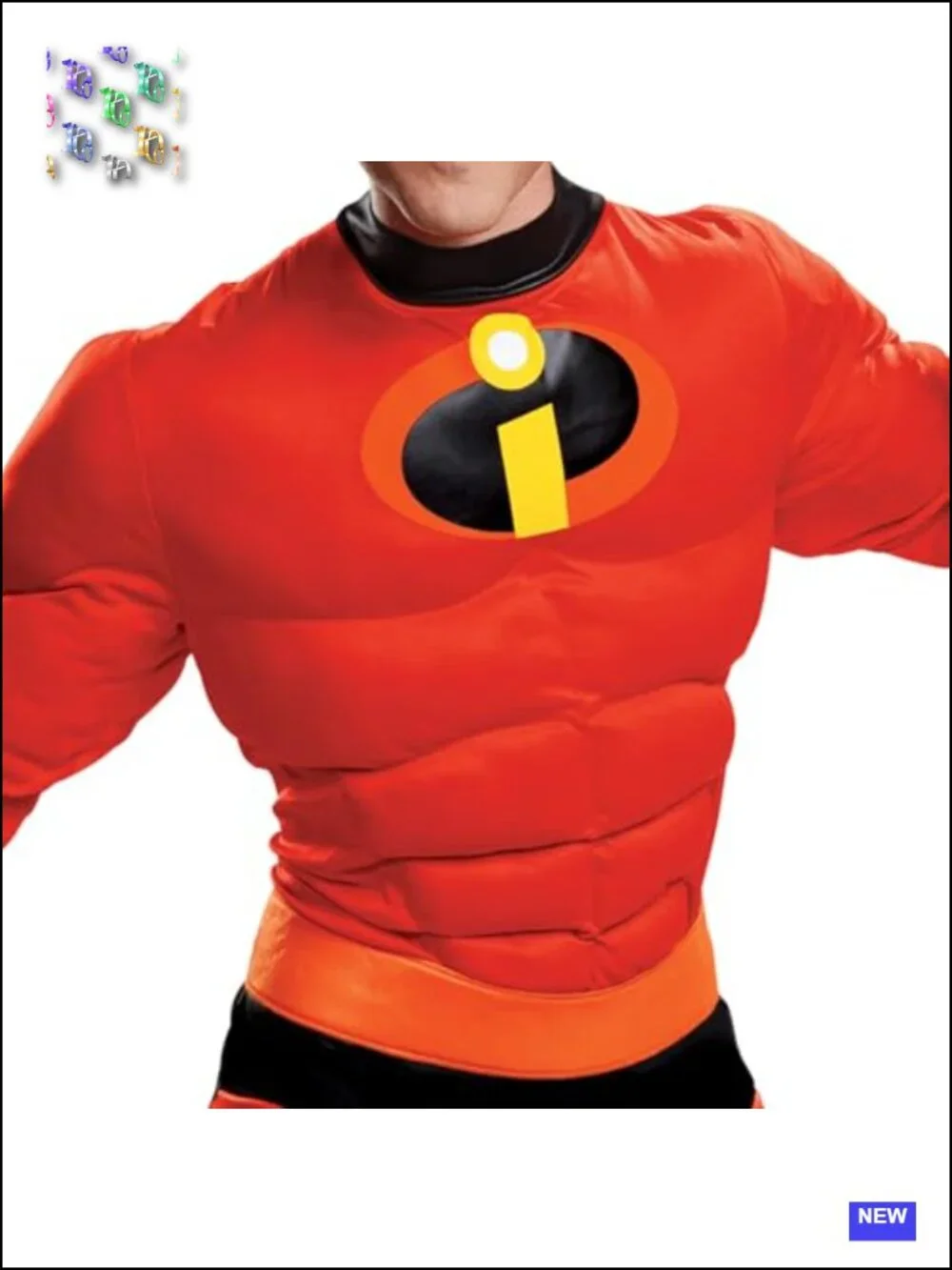 The Incredibles Mr. Incredible Adult Costume Plus Size Cosplay Jumpsuit with